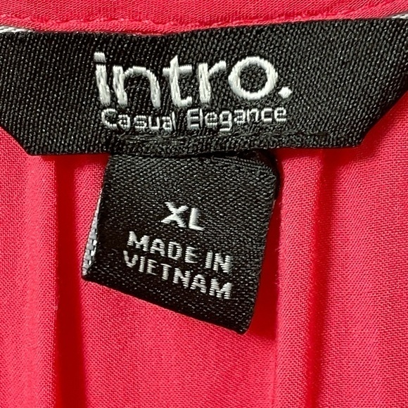 Henley peasant tunic top roll tab 3/4 sleeve viral Size XL - Picture 3 of 8